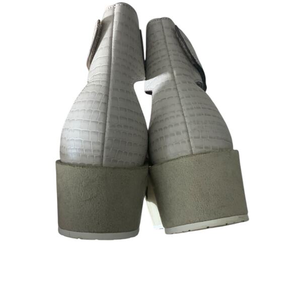 Naked Feet Renzi Flatform Leather Ankle Strap Sandal sz 8.5 Excellent - Picture 6 of 10